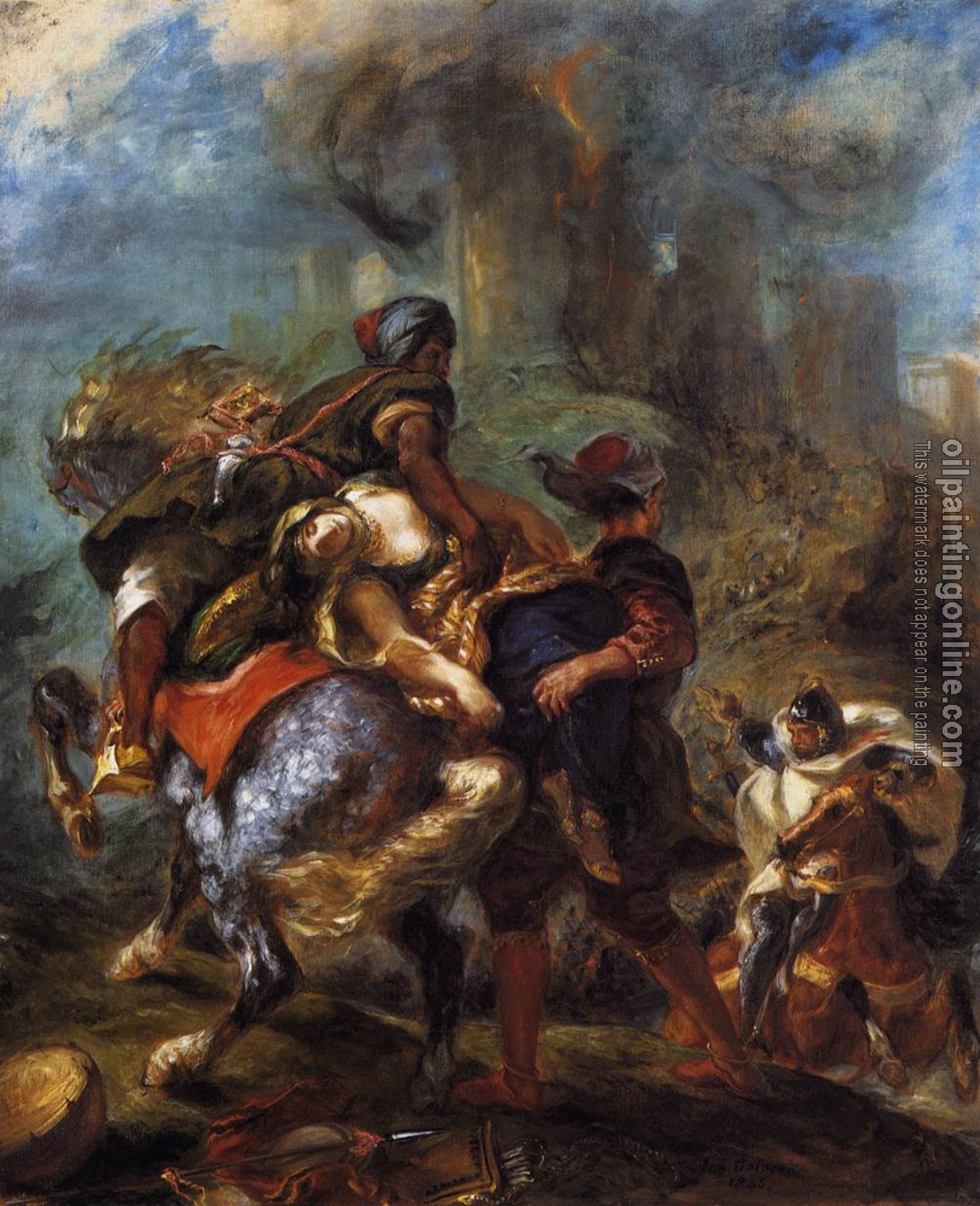 Delacroix, Eugene - The Abduction of Rebecca